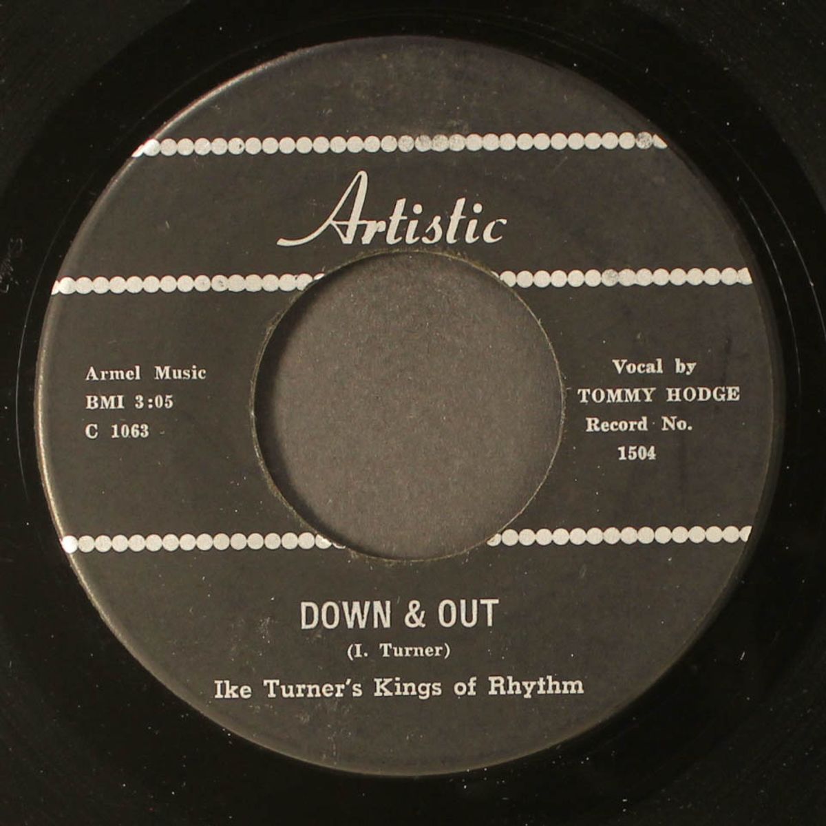 down & out / you don't love me by IKE TURNER & TOMMY HODGE