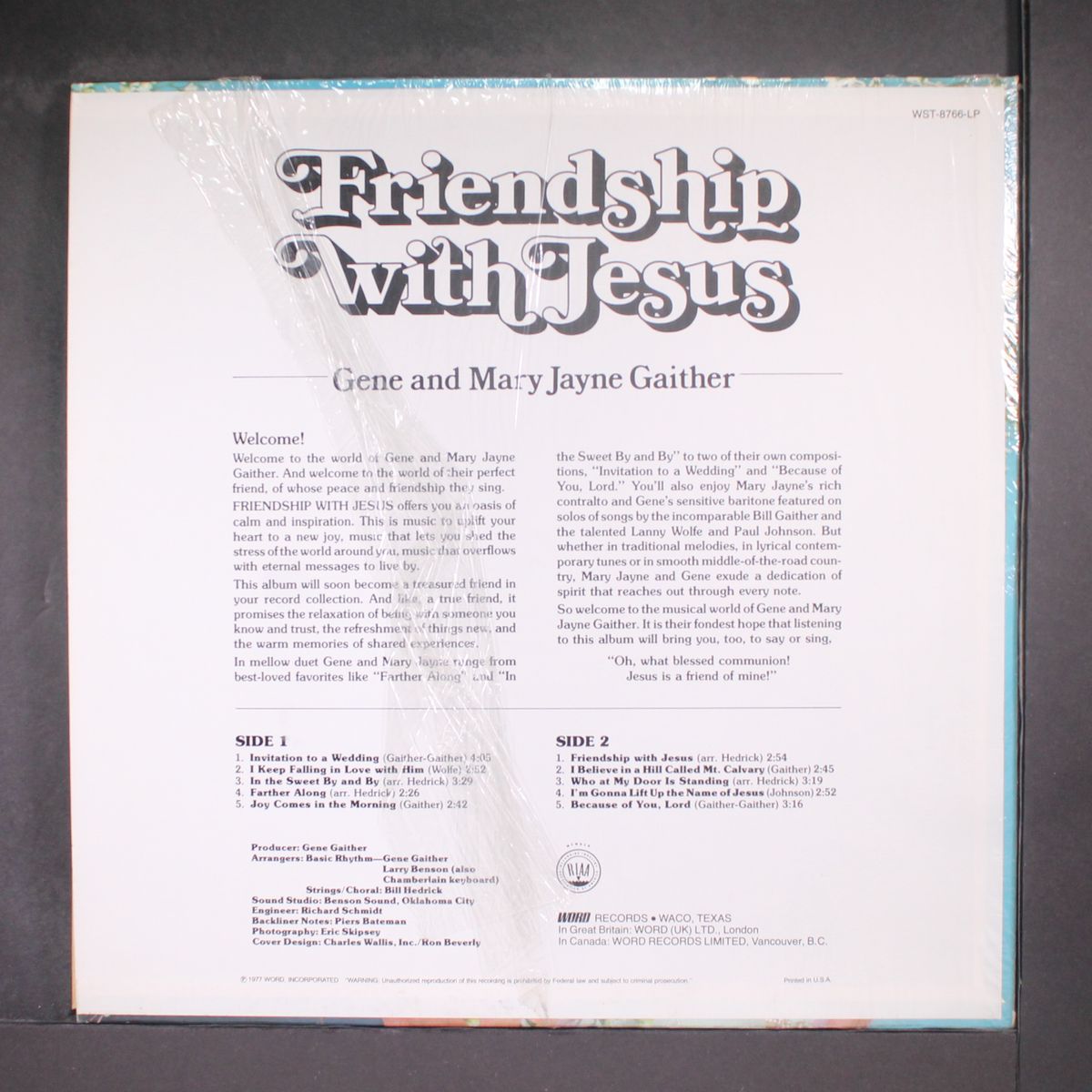 friendship with jesus by GENE & MARY GAITHER