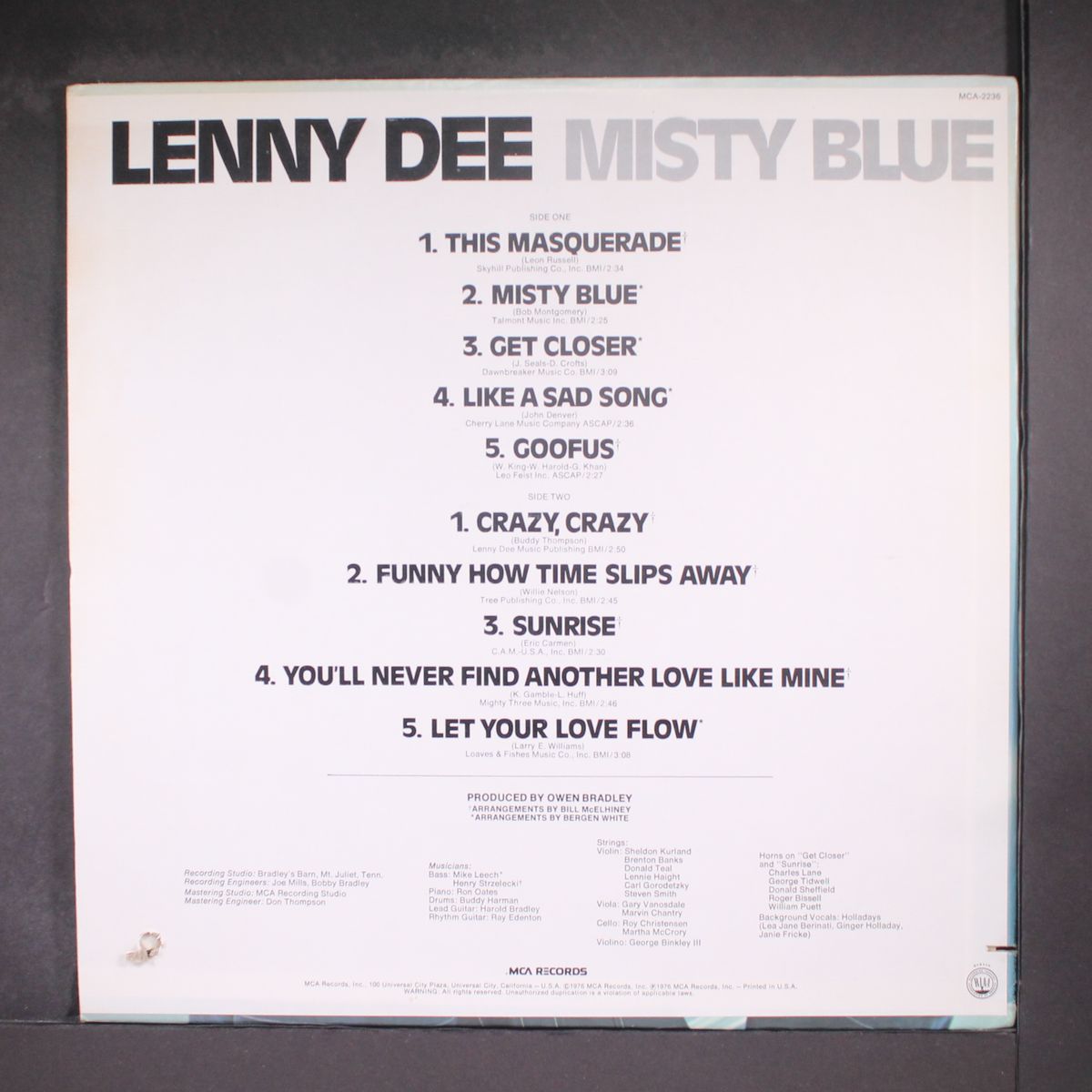 misty blue by LENNY DEE