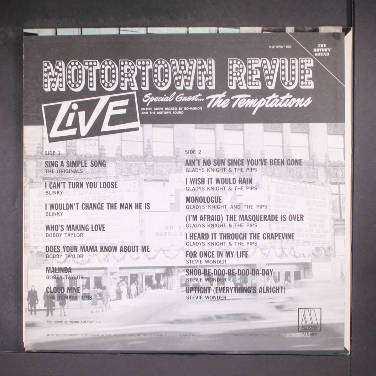 motortown revue live by VARIOUS