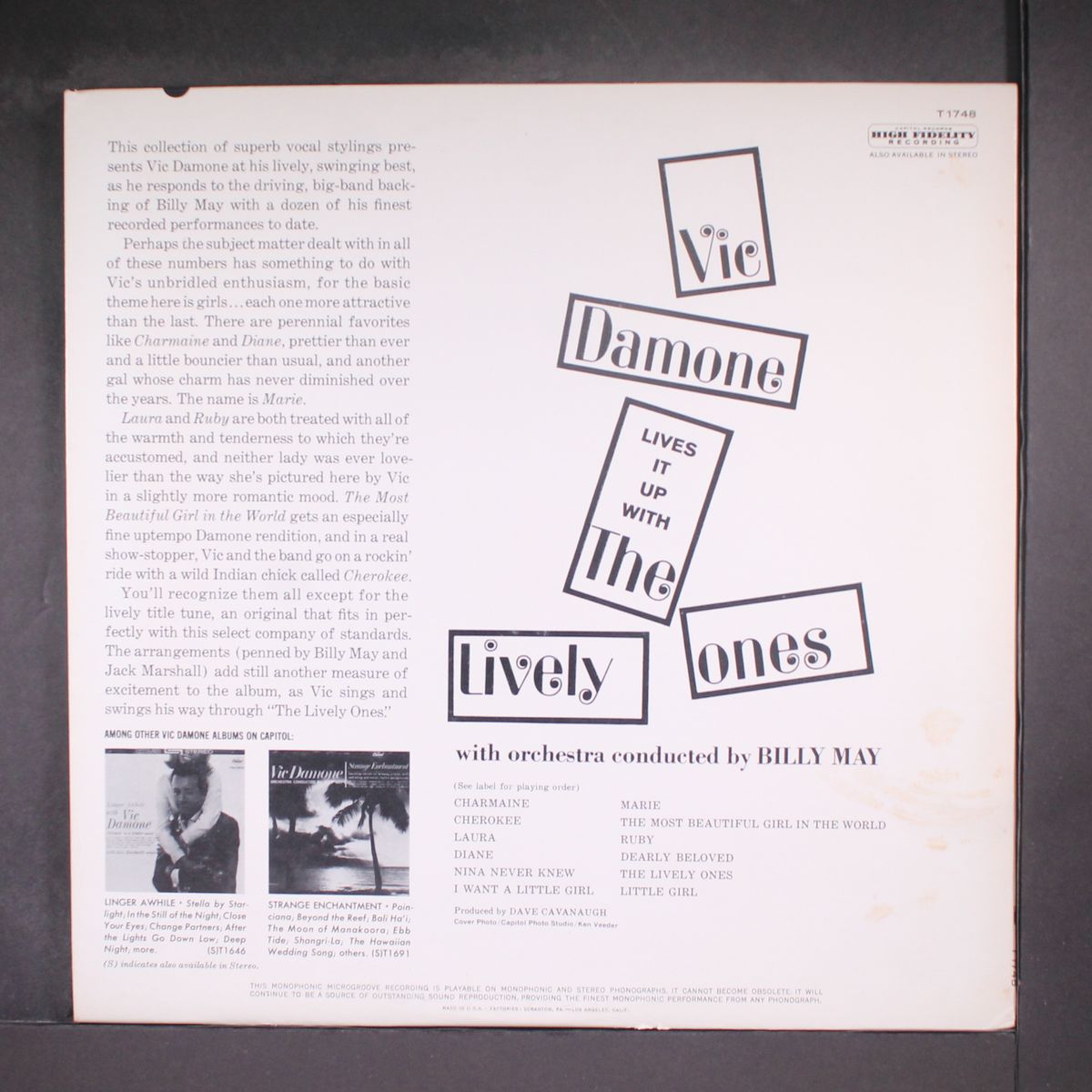 the lively ones by VIC DAMONE