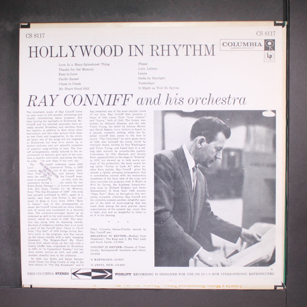 hollywood in rhythm by RAY CONNIFF