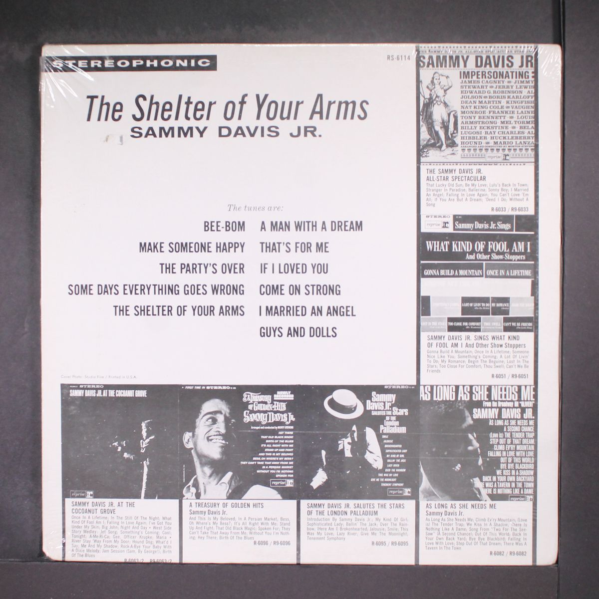 the shelter of your arms by SAMMY DAVIS JR.