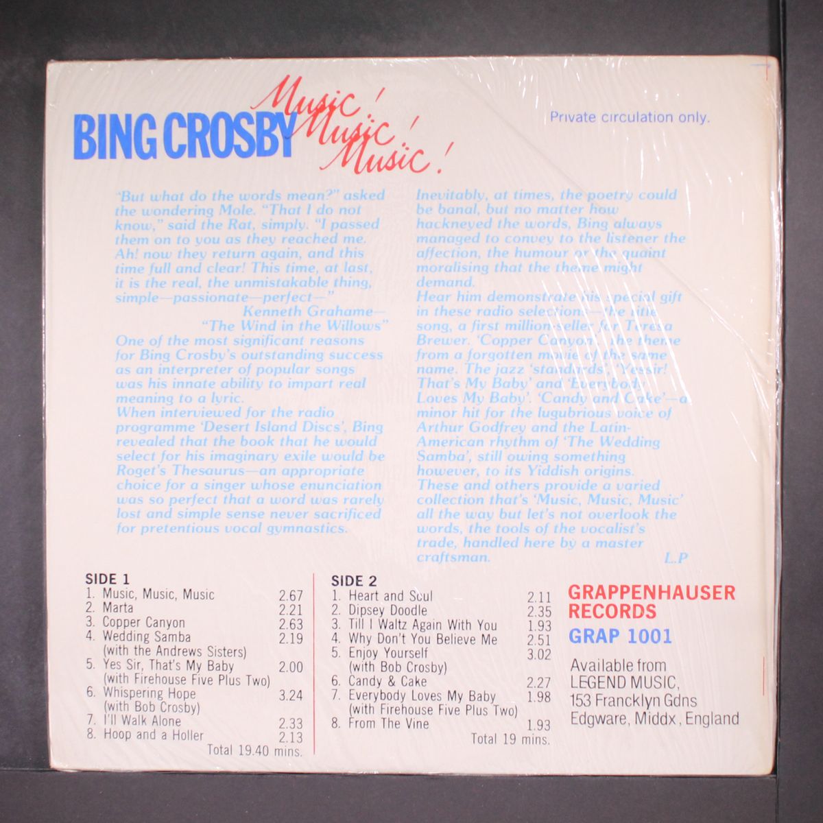 music! music! music! by BING CROSBY