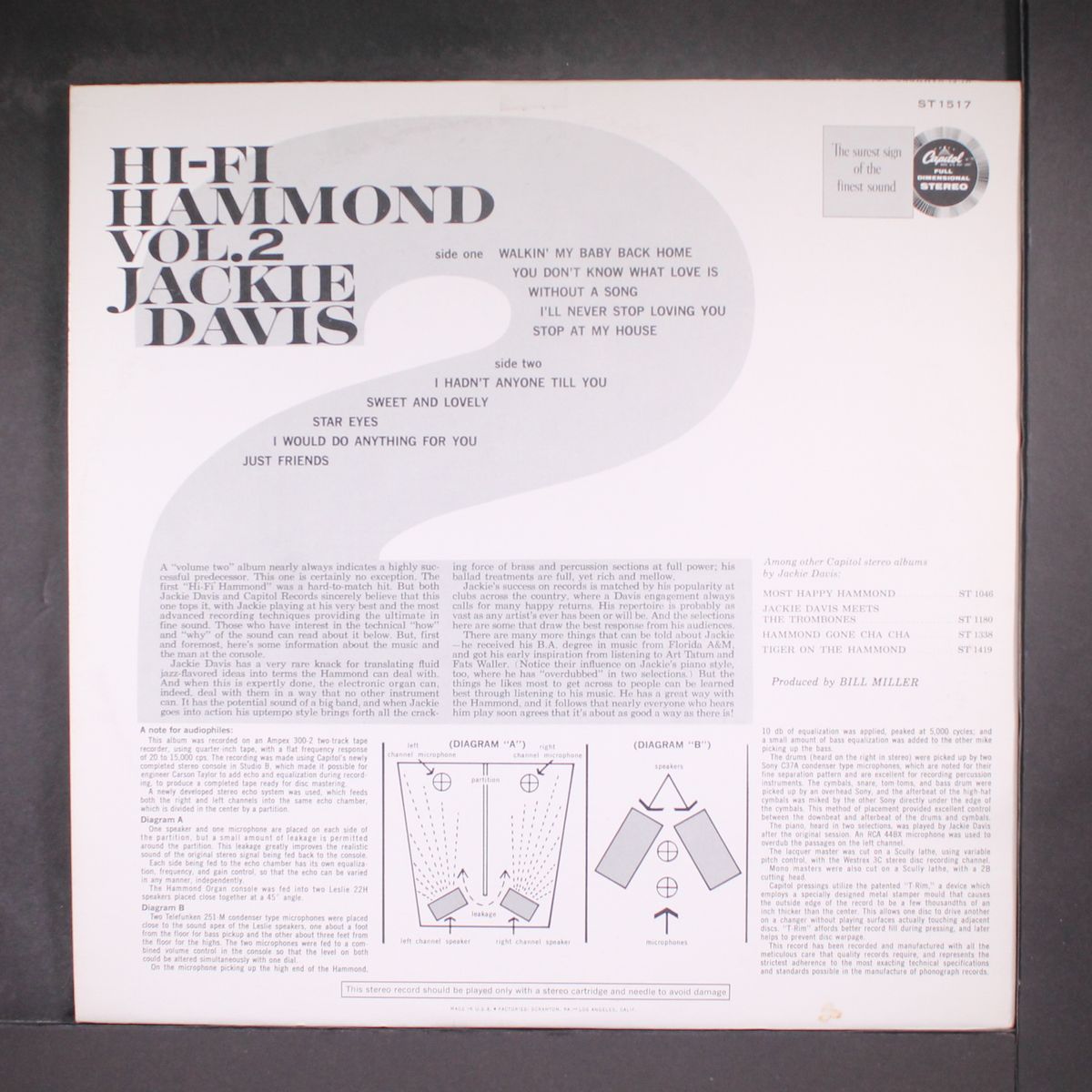 hi-fi hammond, vol. 2 by JACKIE DAVIS