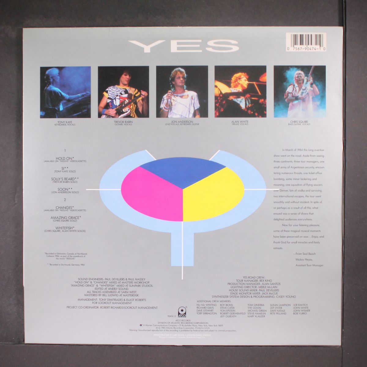 9012live, the solos by YES