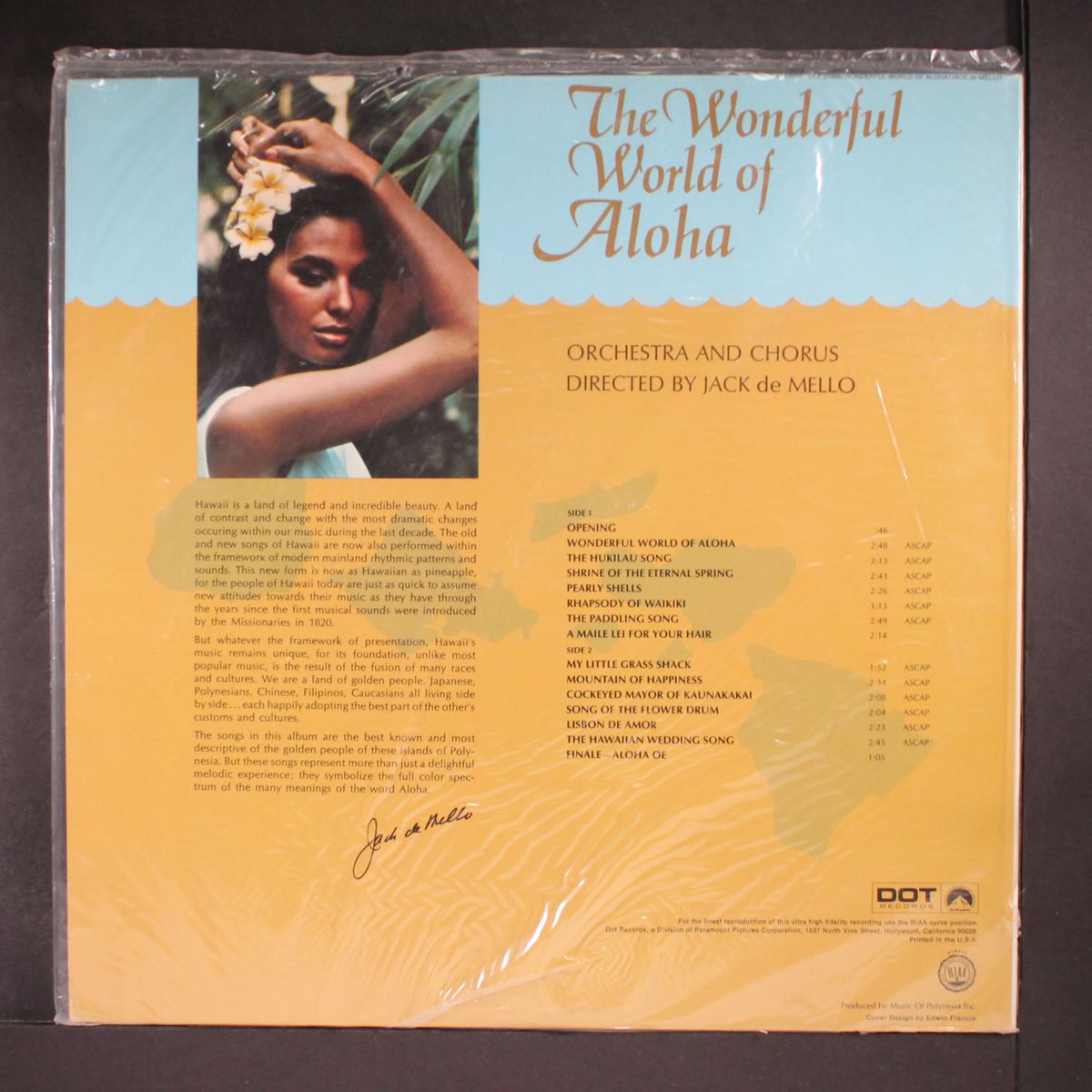 the wonderful world of aloha by JACK DE MELLO
