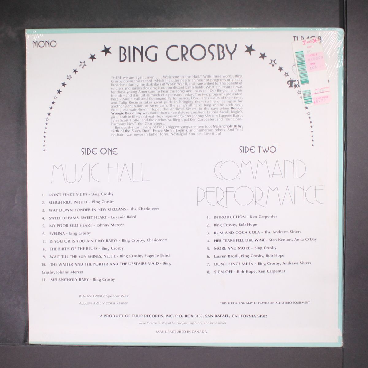 command performance 1945 by BING CROSBY