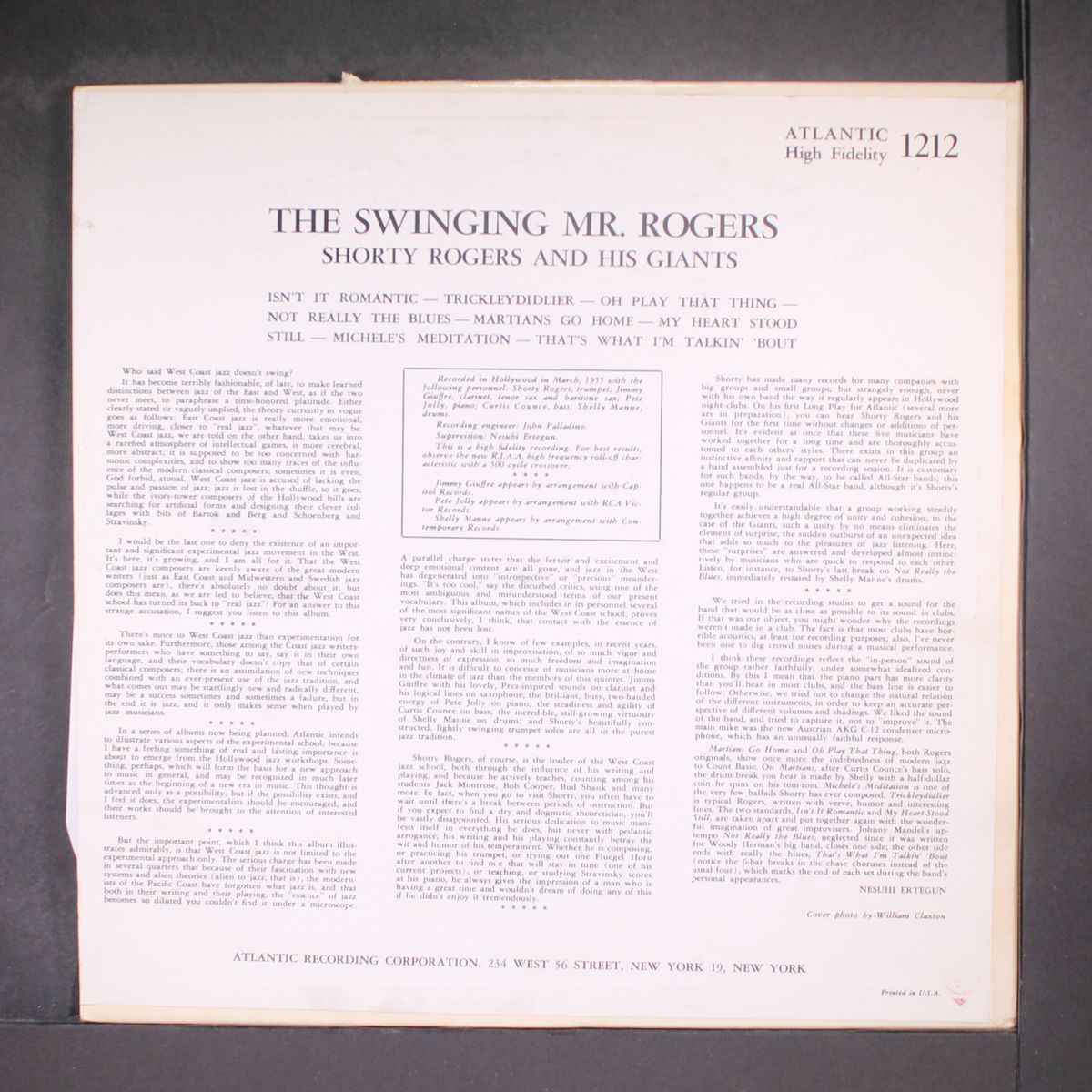 the swinging mr. rogers by SHORTY ROGERS