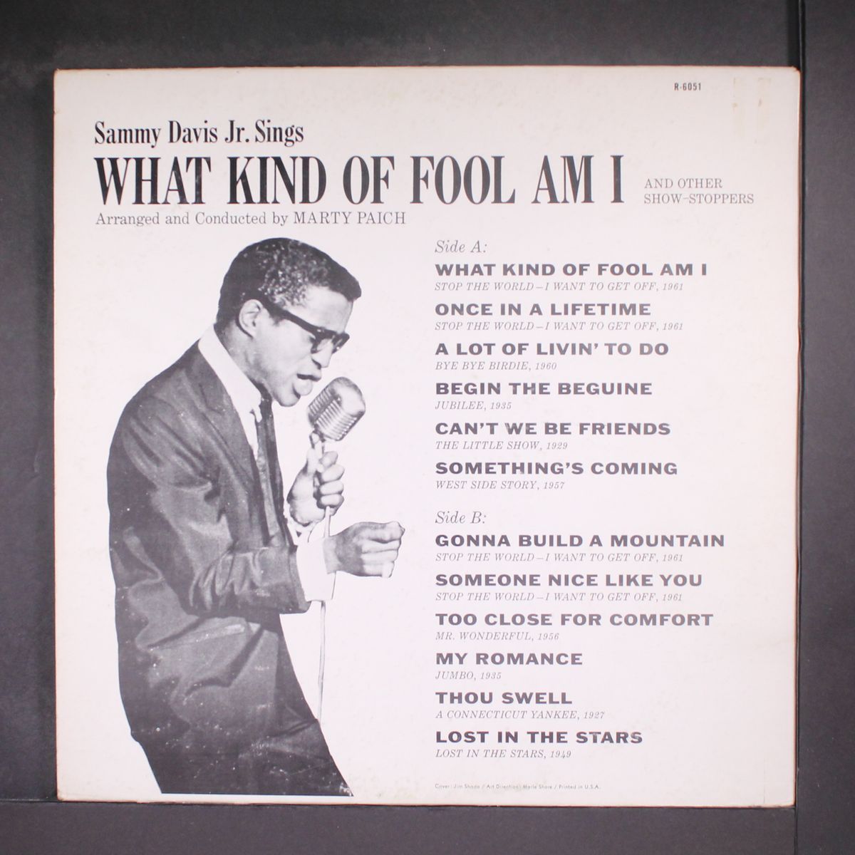 what kind of fool am i by SAMMY DAVIS, JR.