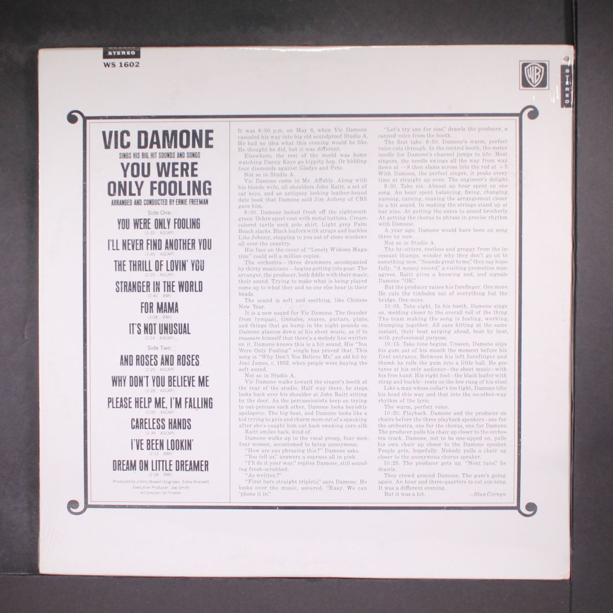 you were only fooling by VIC DAMONE