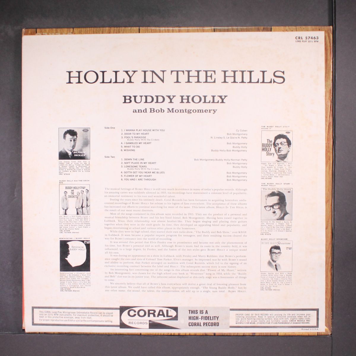 holly in the hills by BUDDY HOLLY
