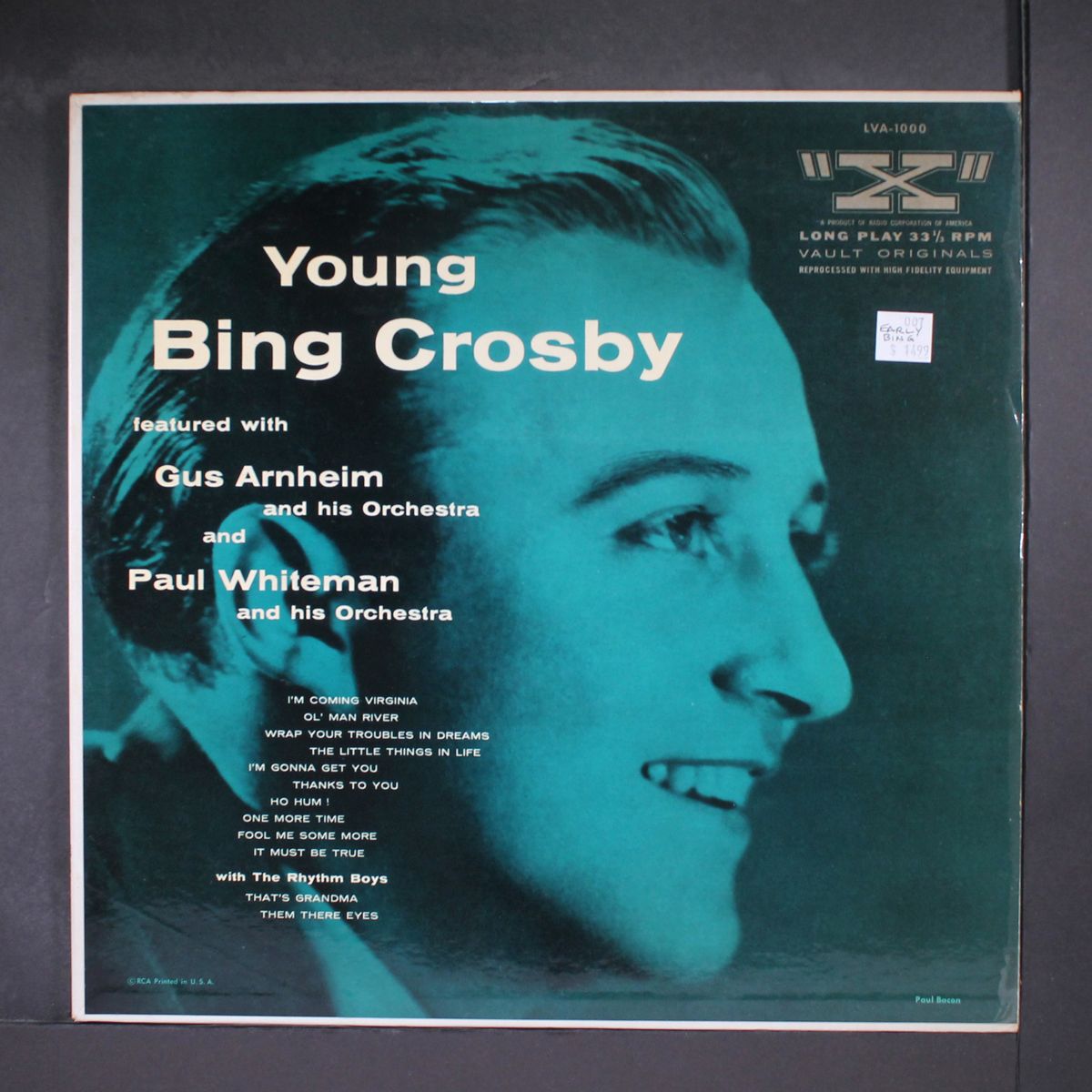 young bing crosby by BING CROSBY