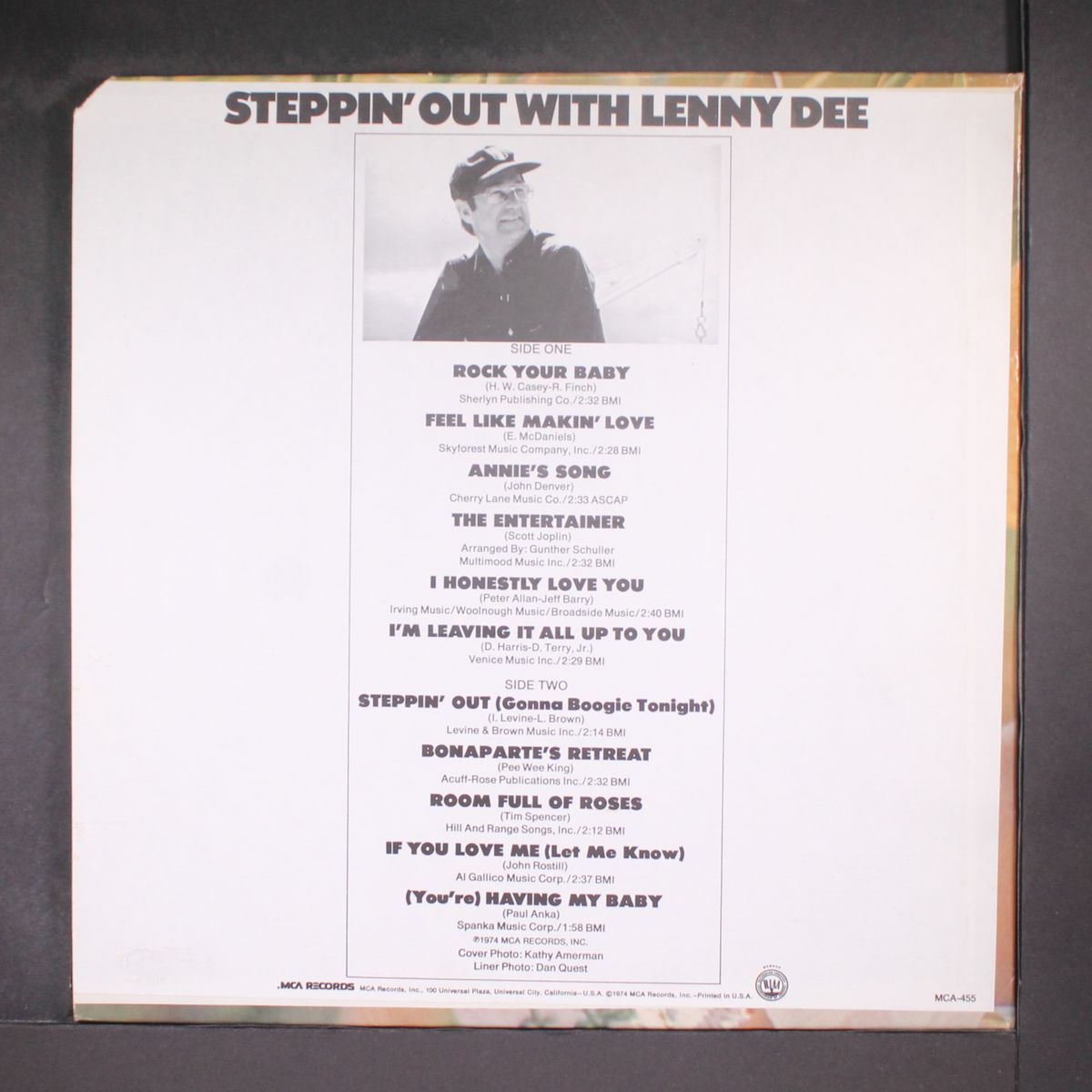 steppin' out with by LENNY DEE