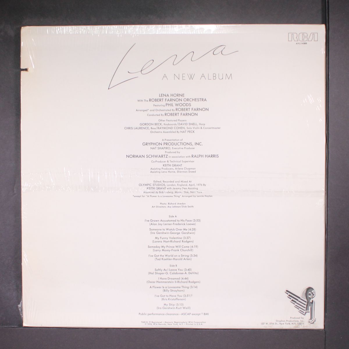 lena - a new album by LENA HORNE
