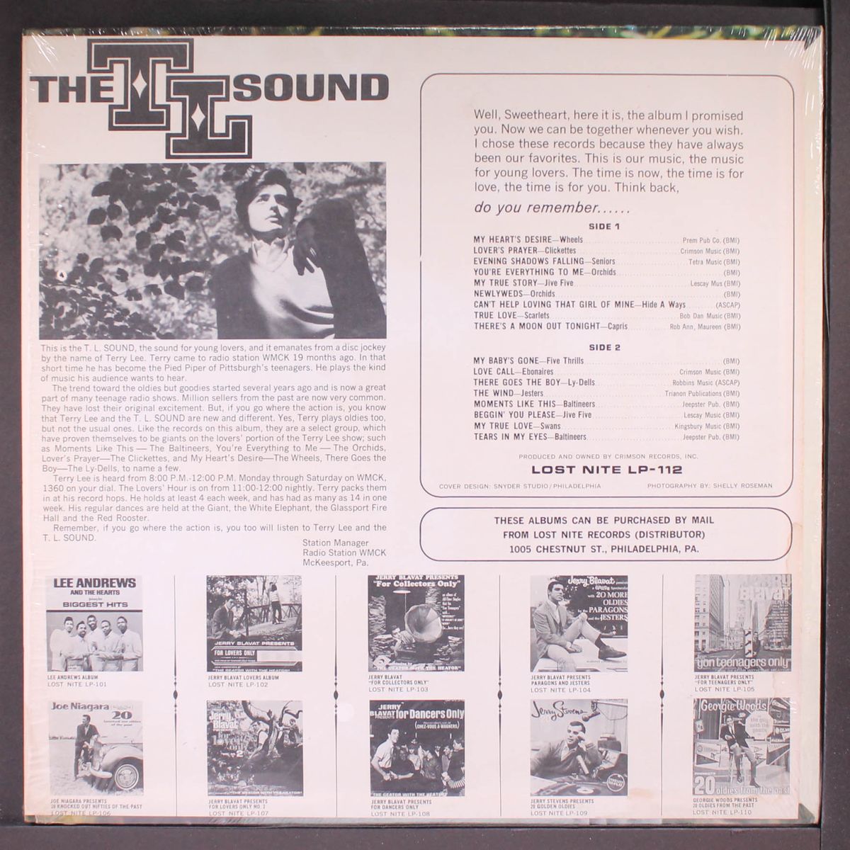 the terry lee sound for young lovers by VARIOUS