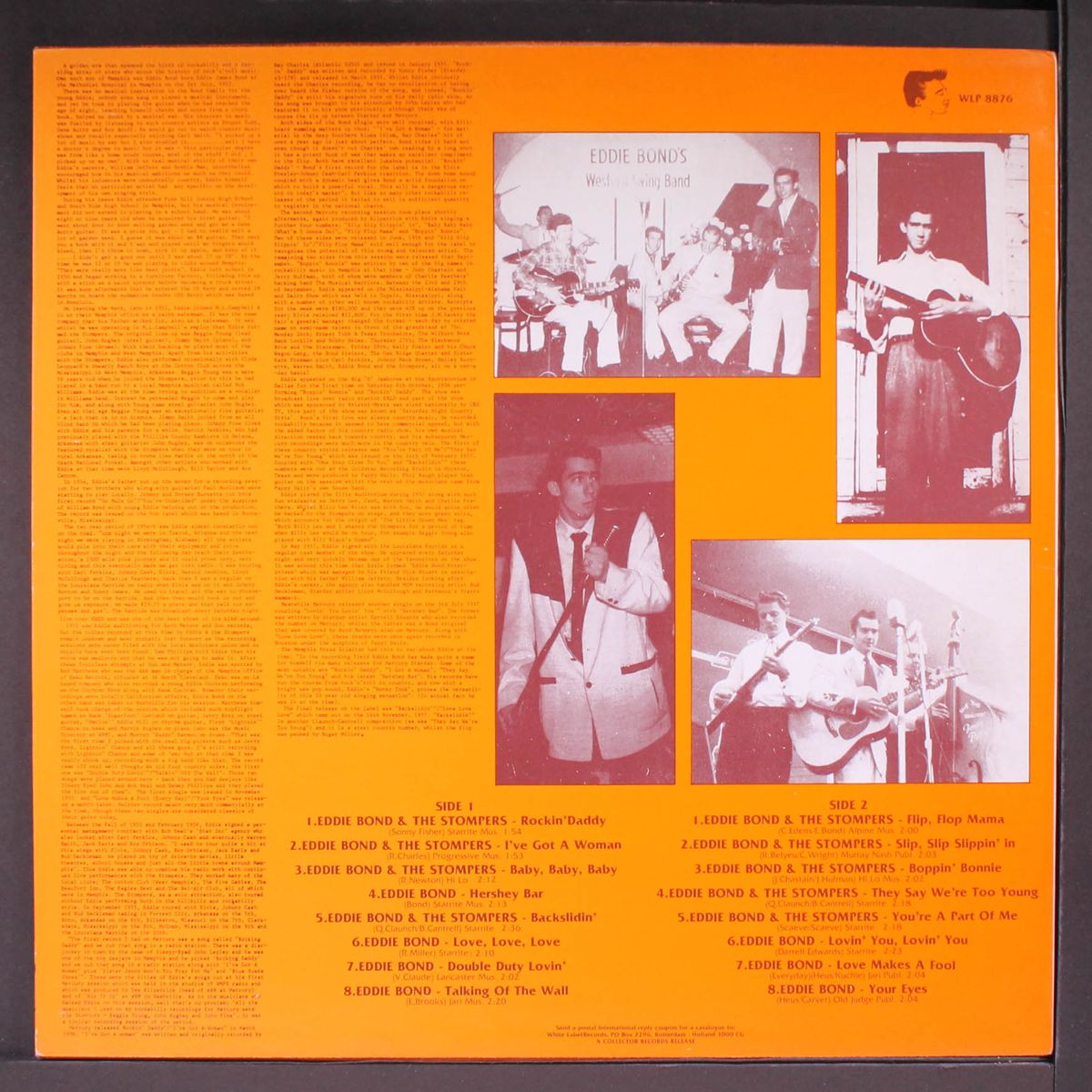original early recordings by EDDIE BOND