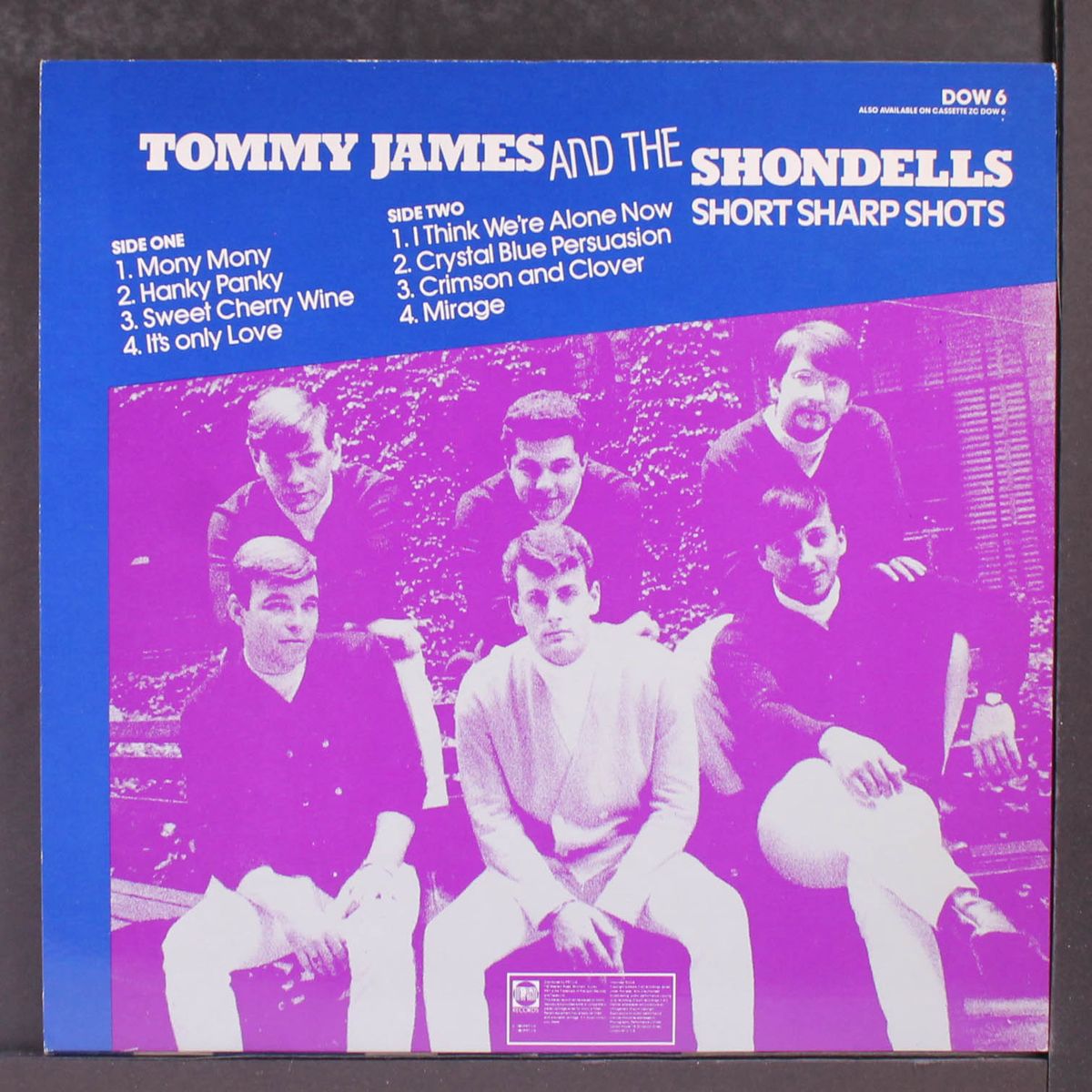 short sharp shots by TOMMY JAMES & SHONDELLS
