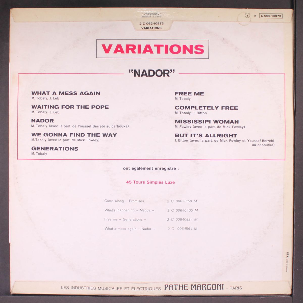 nador by VARIATIONS