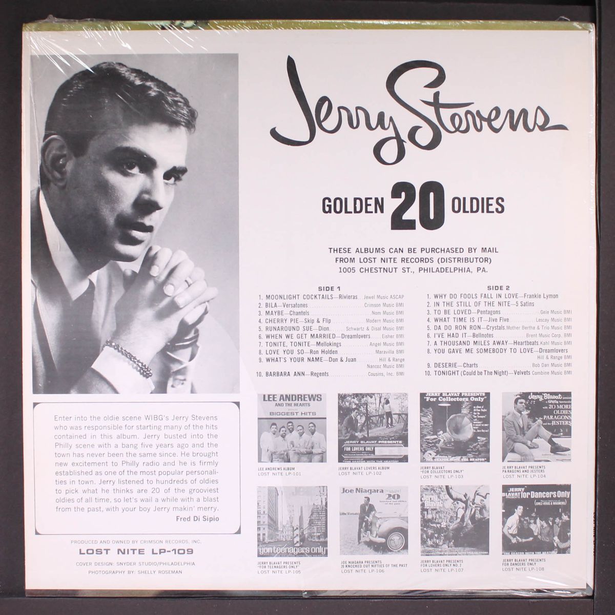 jerry stevens 20 golden oldies by VARIOUS