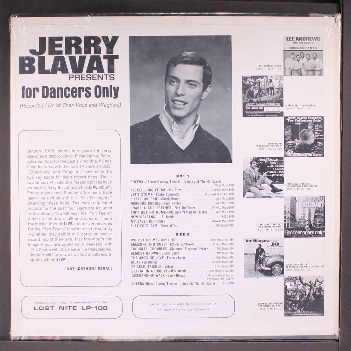 jerry blavat presents for dancers only by VARIOUS