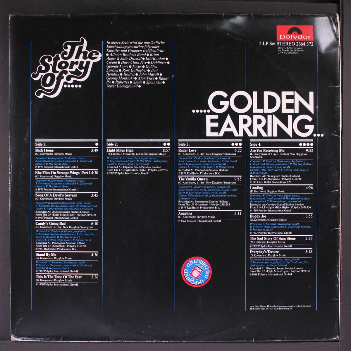 the story of golden earring by GOLDEN EARRING
