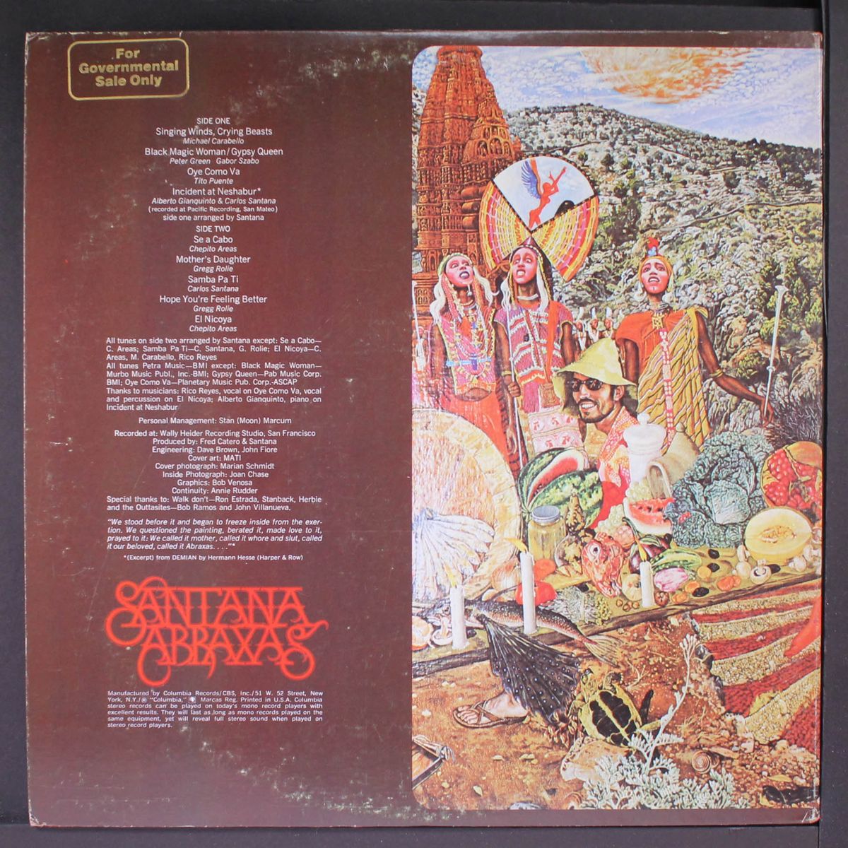 abraxas by SANTANA