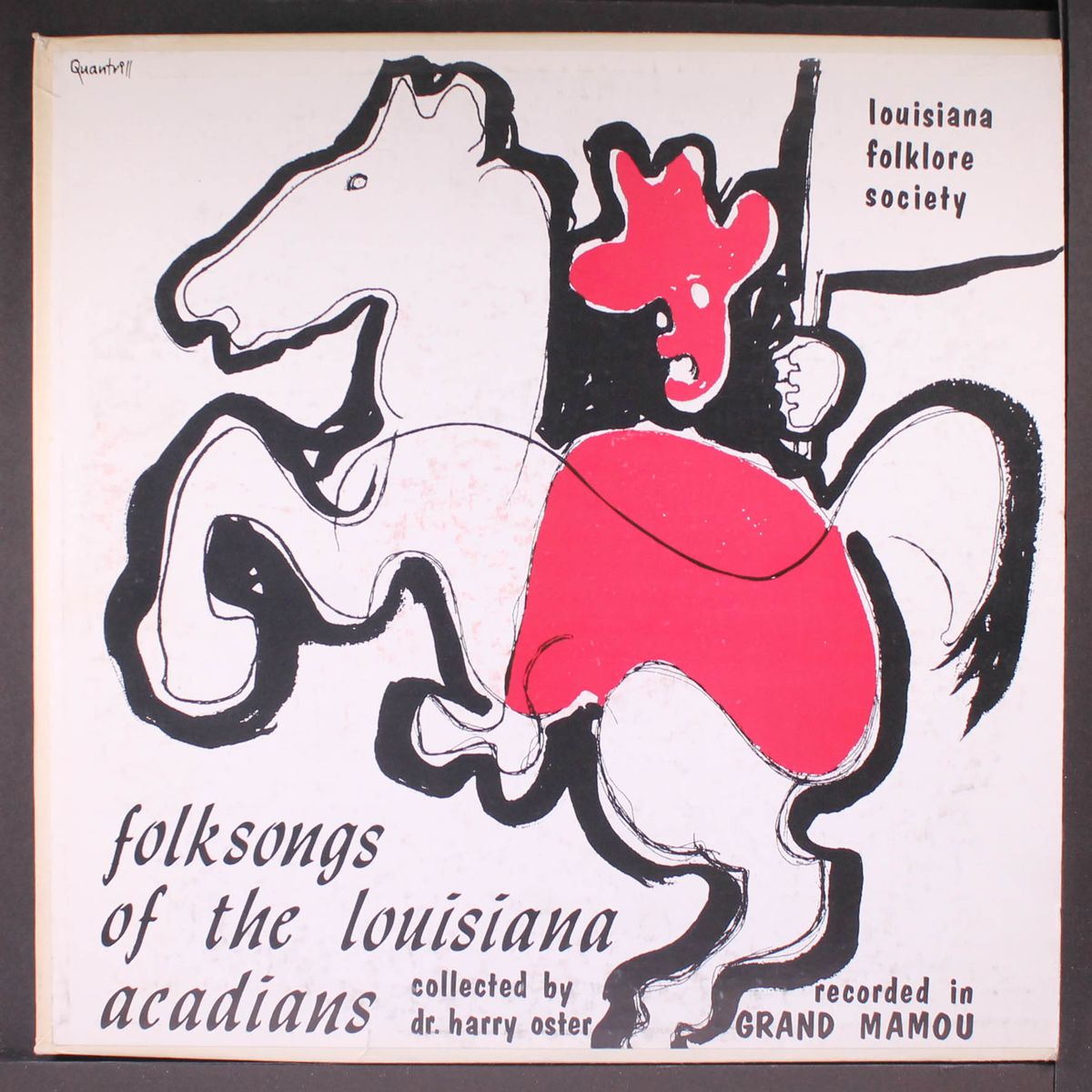 folksongs of the louisiana acadians by VARIOUS
