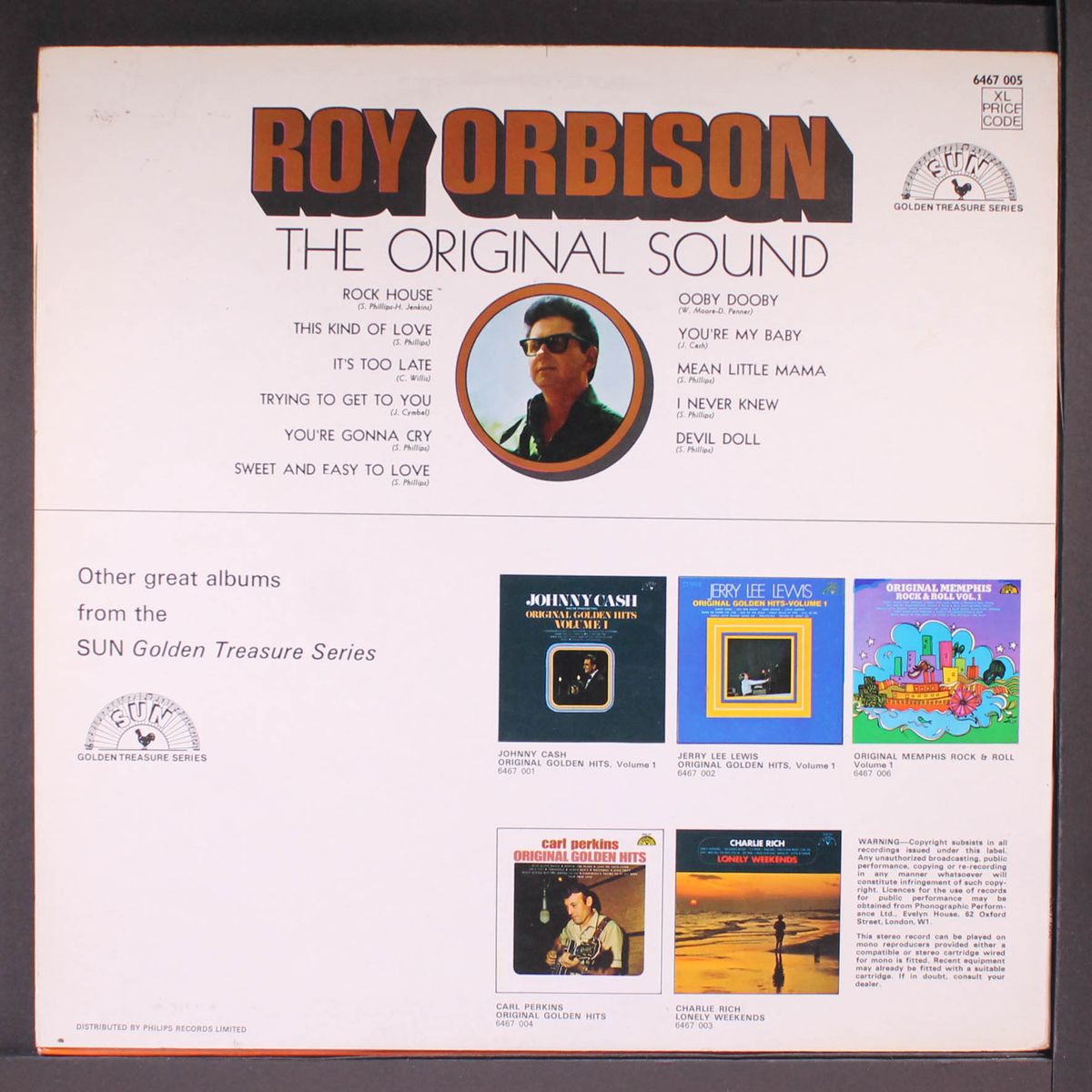 the original sound by ROY ORBISON
