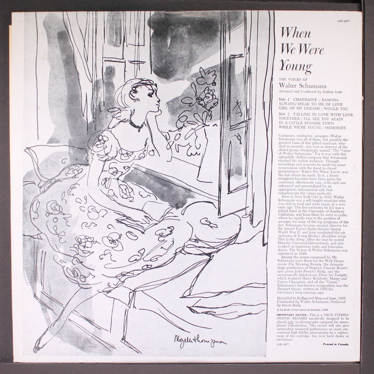 when we were young by WALTER SCHUMANN