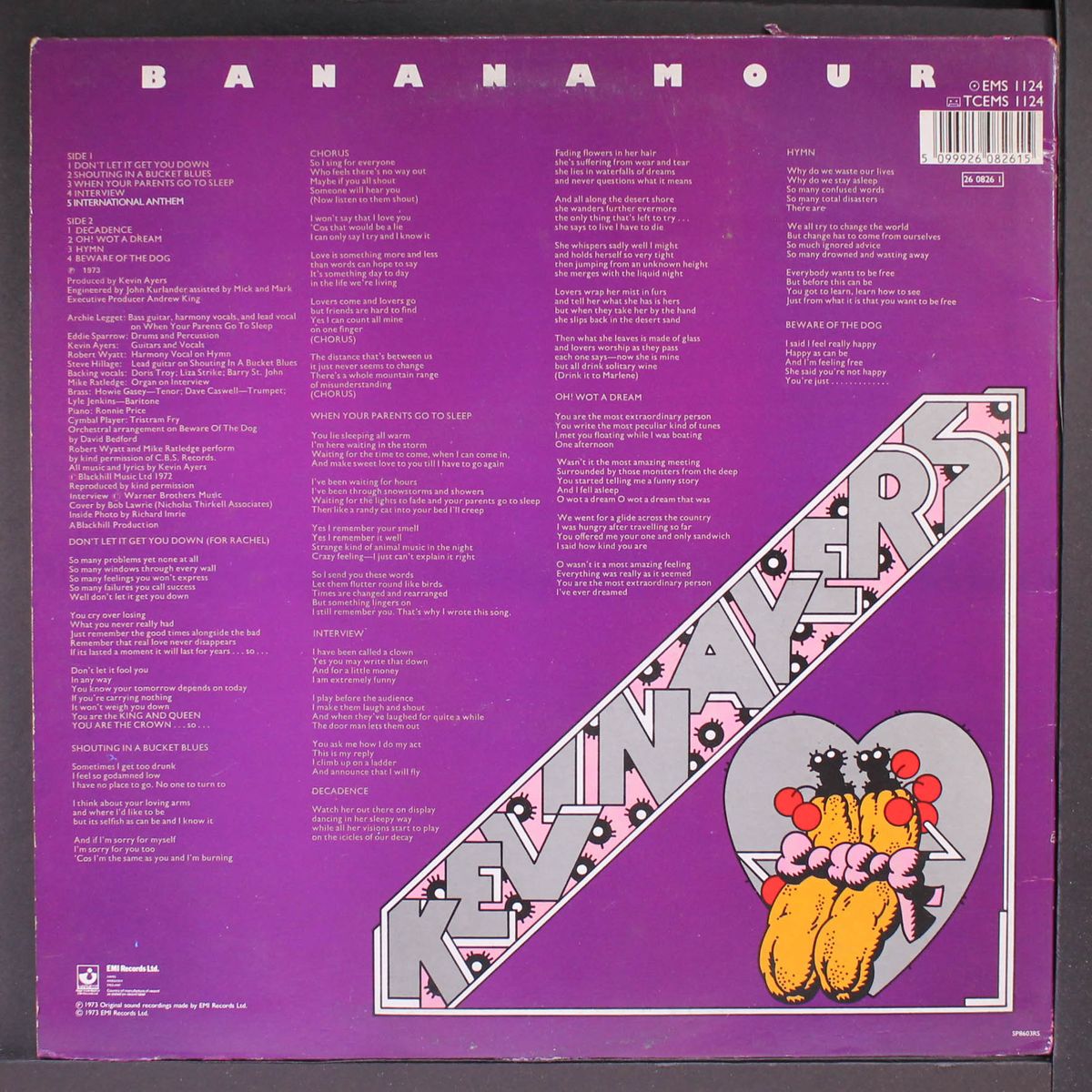 bananamour by KEVIN AYERS