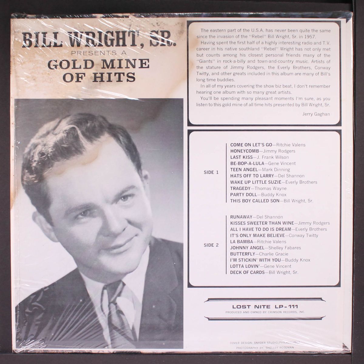 bill wright sr. presents a gold mine of all-time hits by VARIOUS