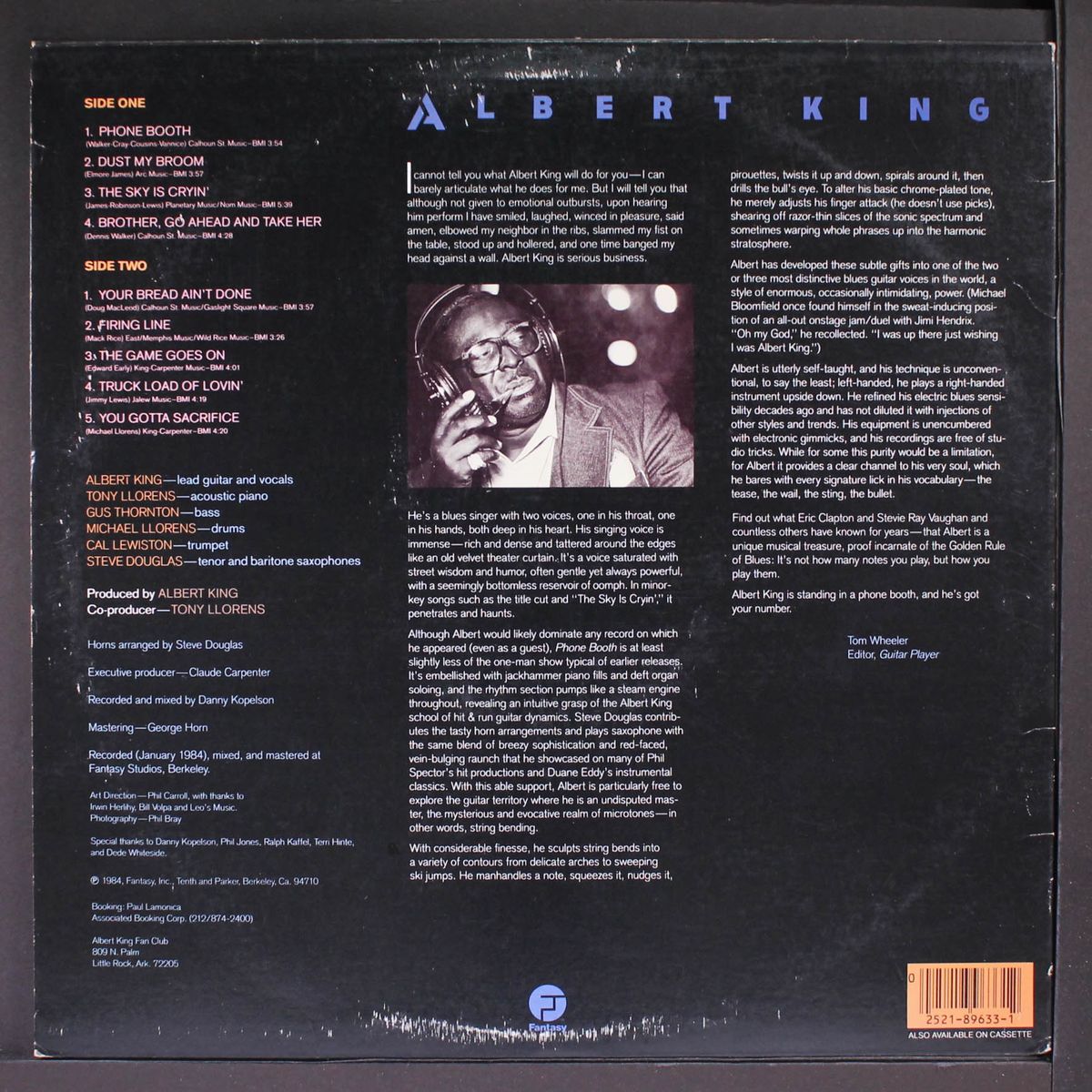 i'm in a phone booth baby by ALBERT KING
