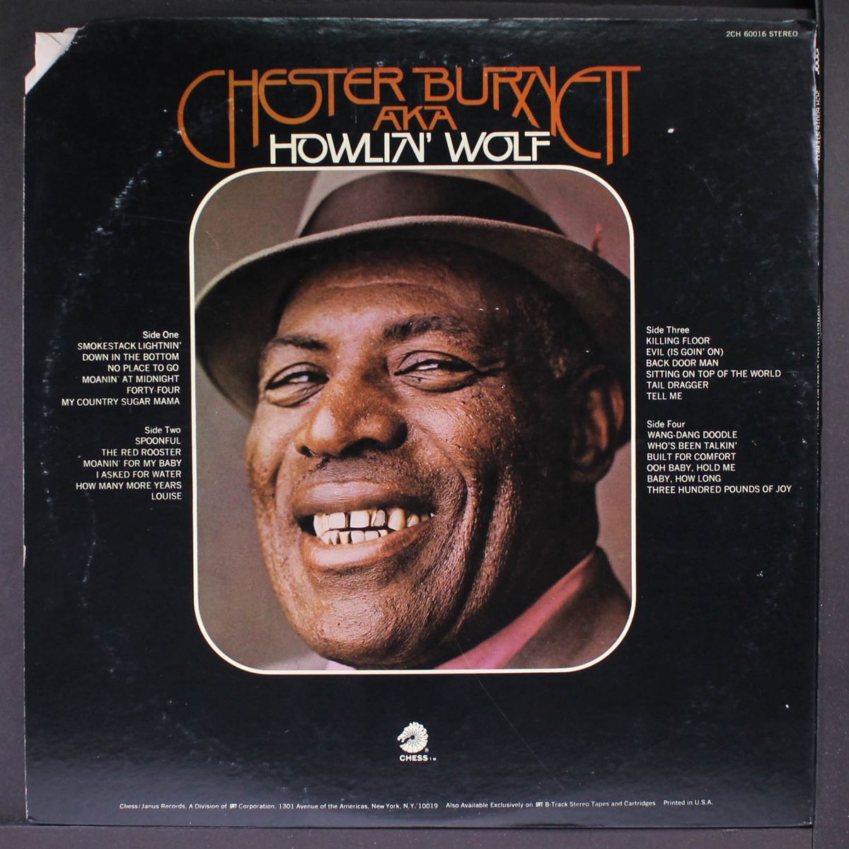 chester burnett aka howlin wolf by HOWLIN' WOLF
