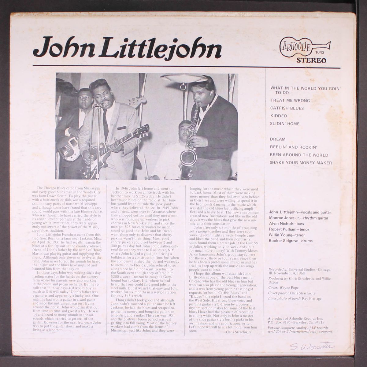 johnny littlejohn's chicago blues stars by JOHNNY LITTLEJOHN