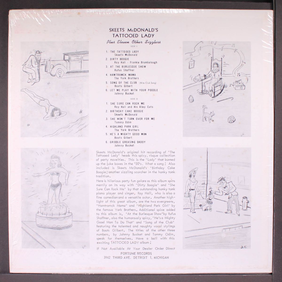 the original skeets mcdonald's tattooed lady plus eleven other sizzlers by VARIOUS
