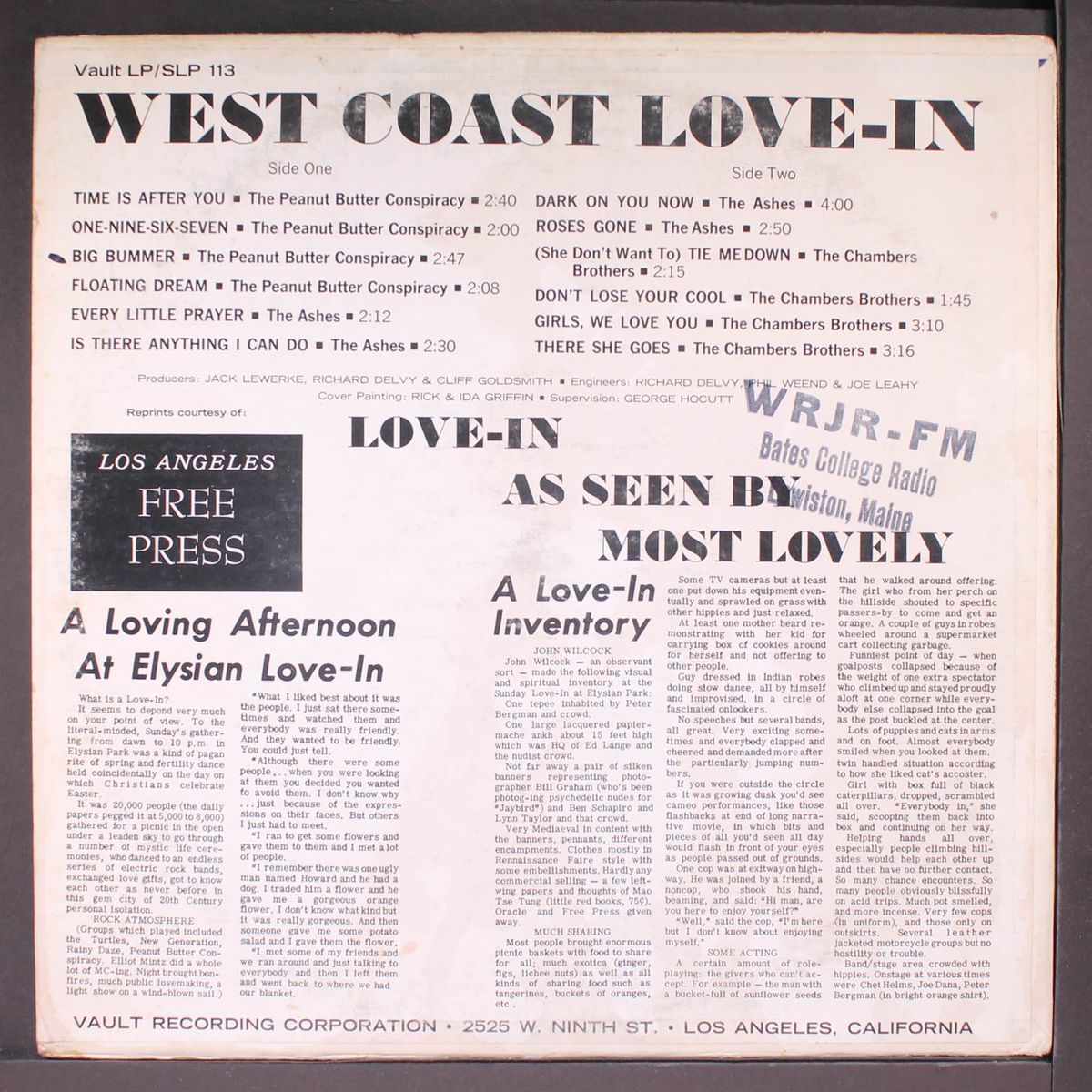 west coast love-in by VARIOUS