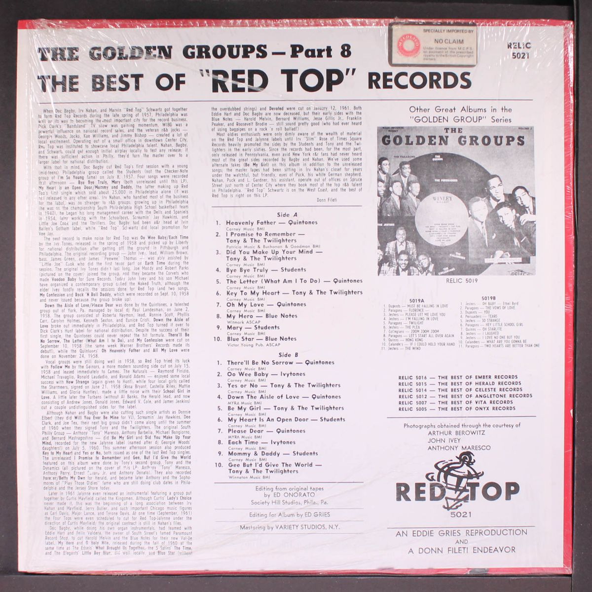 golden groups, vol. 8 by VARIOUS
