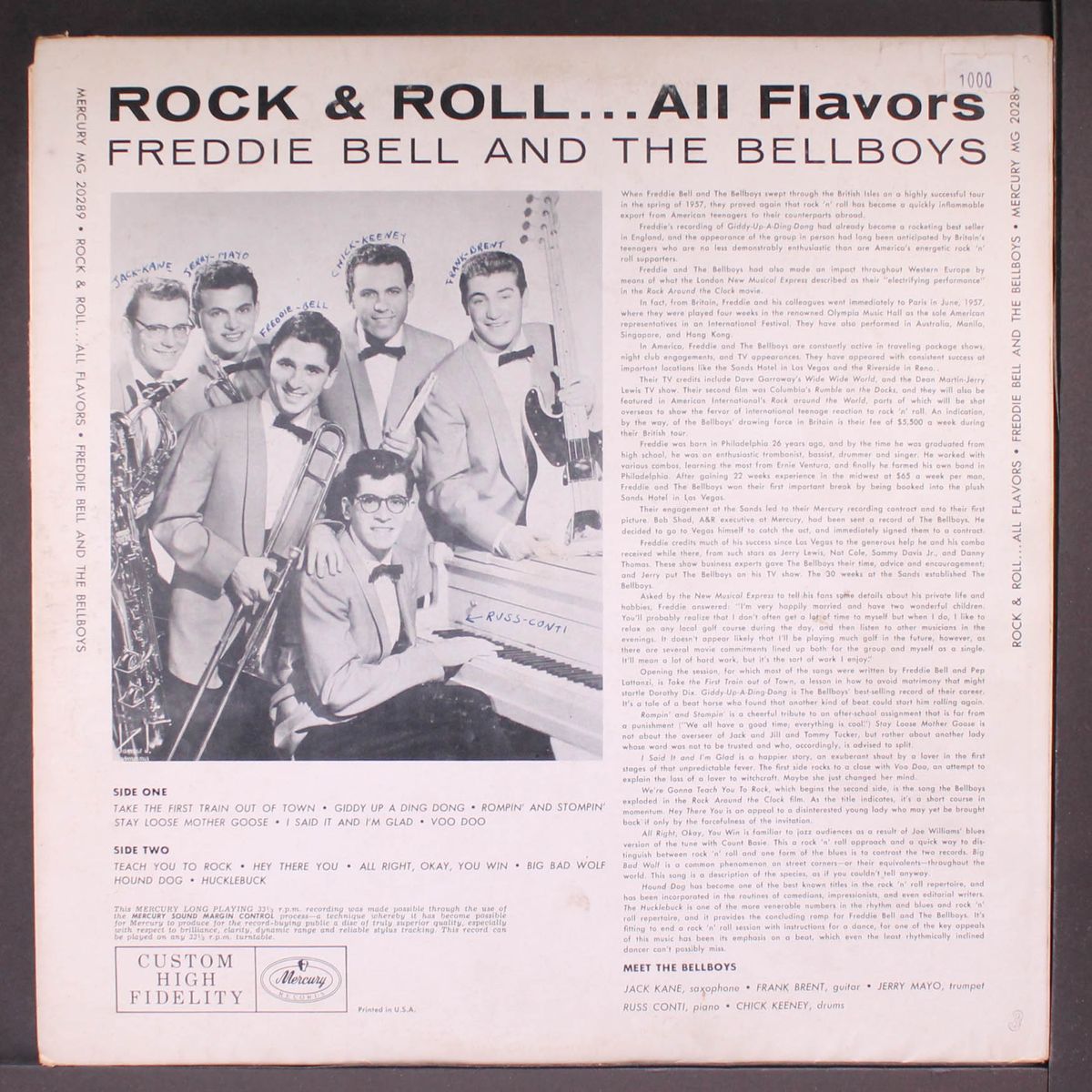 rock & roll...all flavors by FREDDIE BELL & BELLBOYS