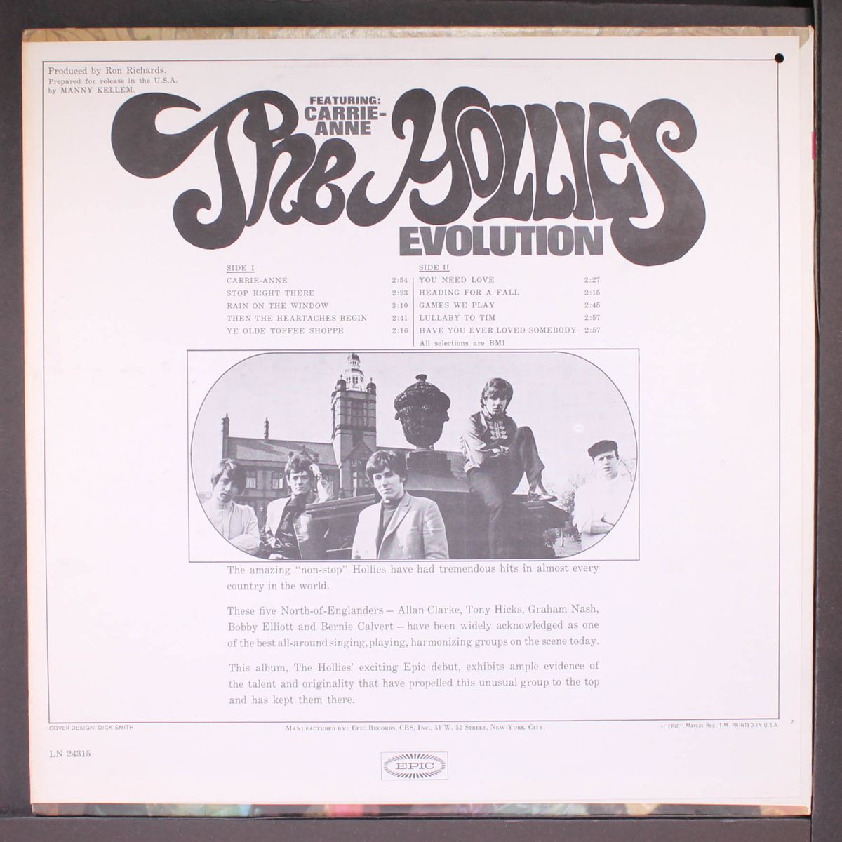 evolution by HOLLIES
