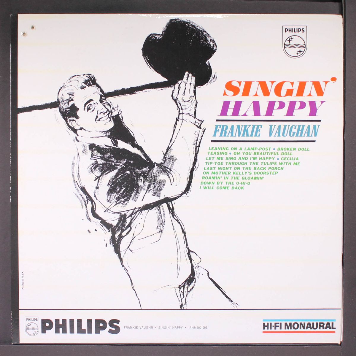 singin' happy by FRANKIE VAUGHAN