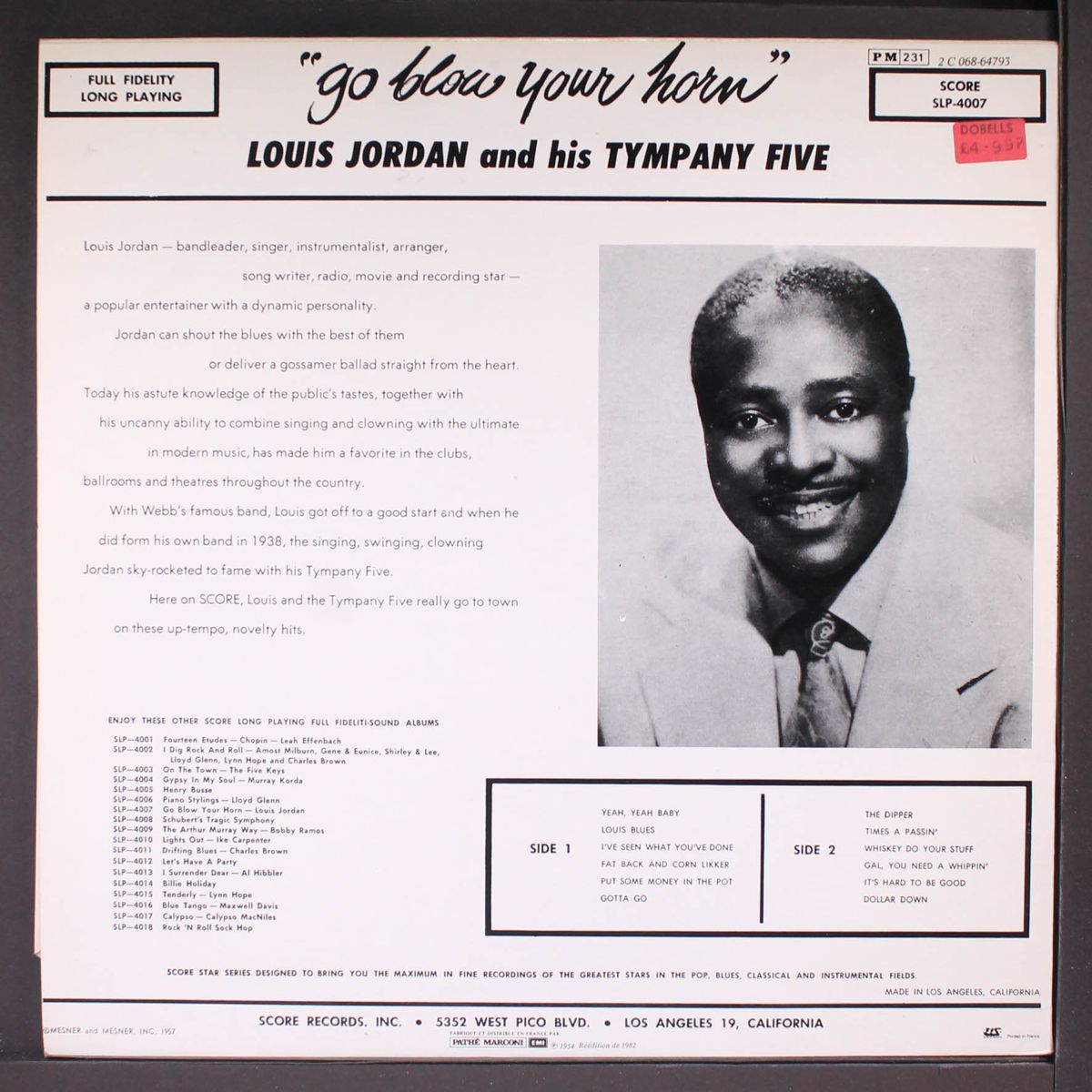 go blow your horn by LOUIS JORDAN