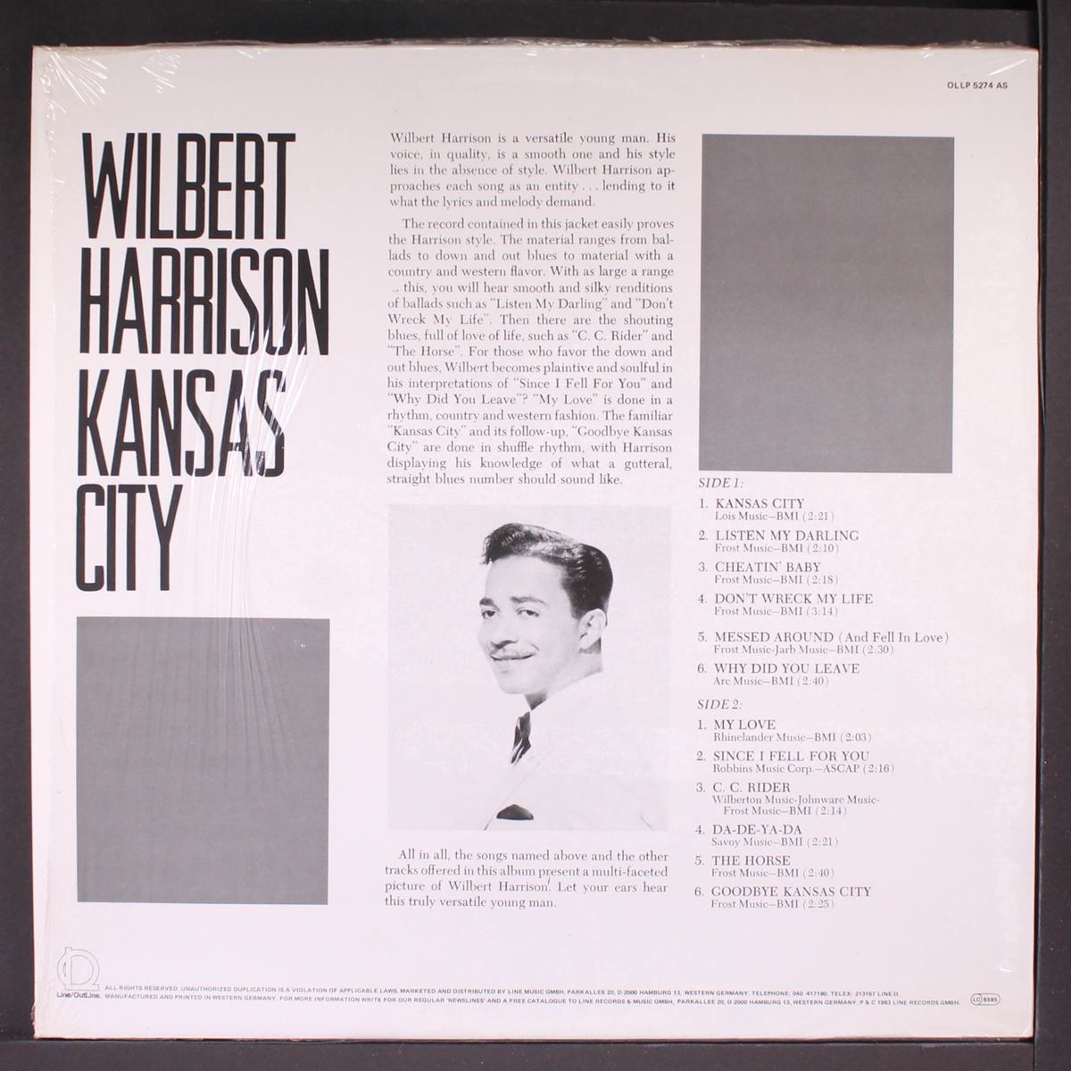 kansas city by WILBERT HARRISON