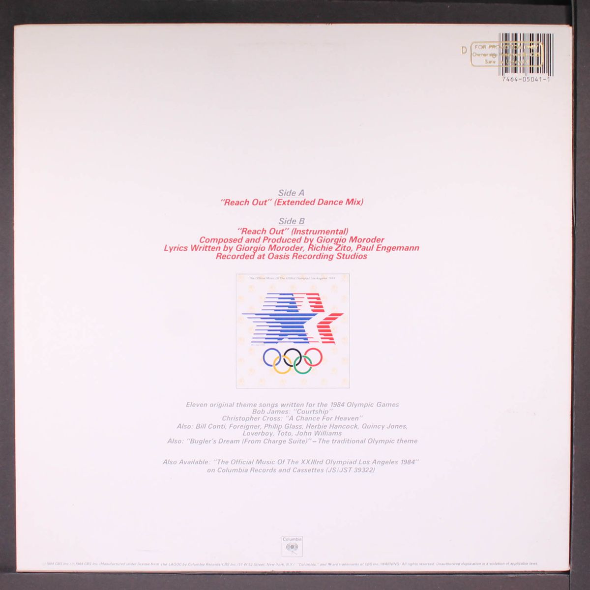 reach out / instro by GIORGIO MORODER