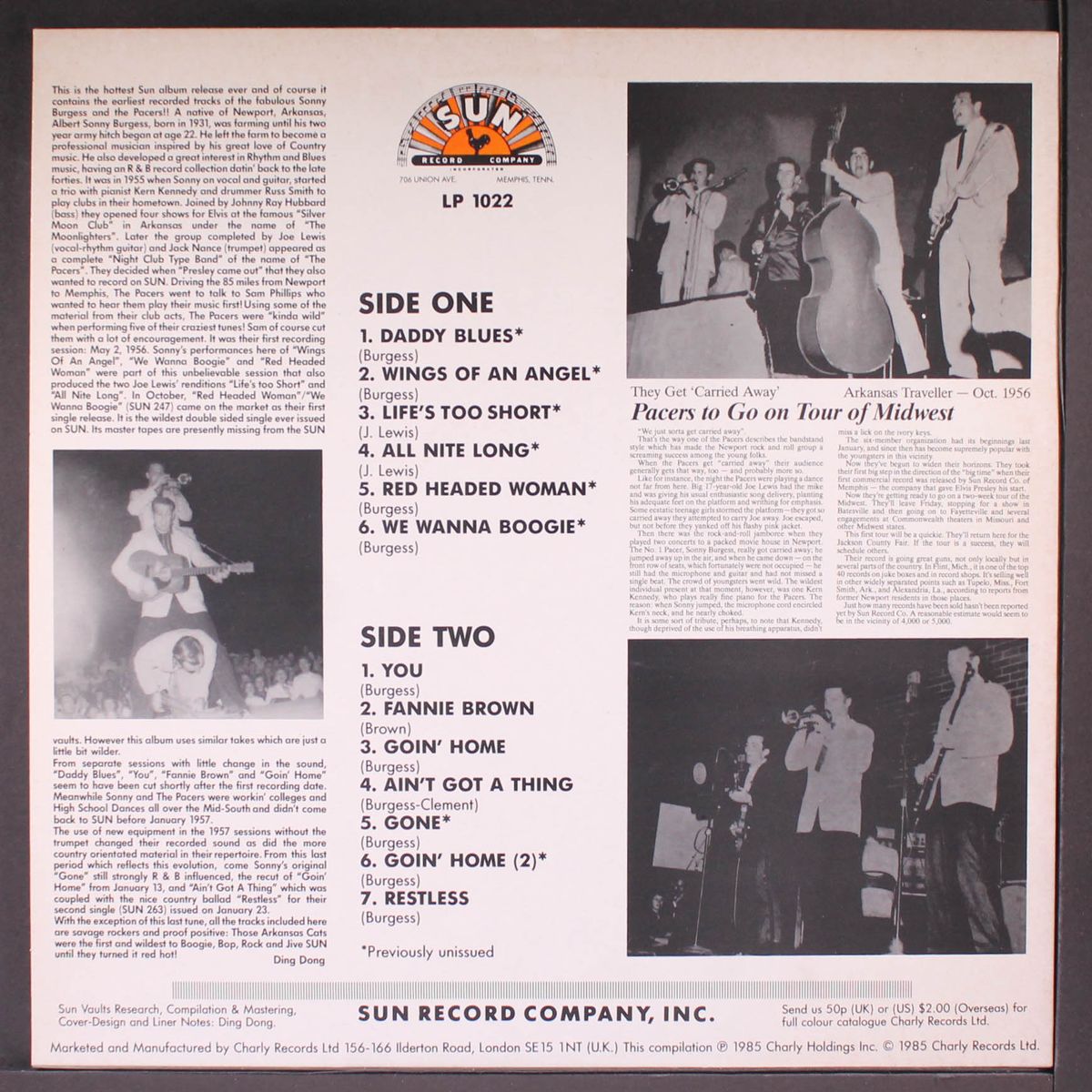 we wanna boogie by SONNY BURGESS