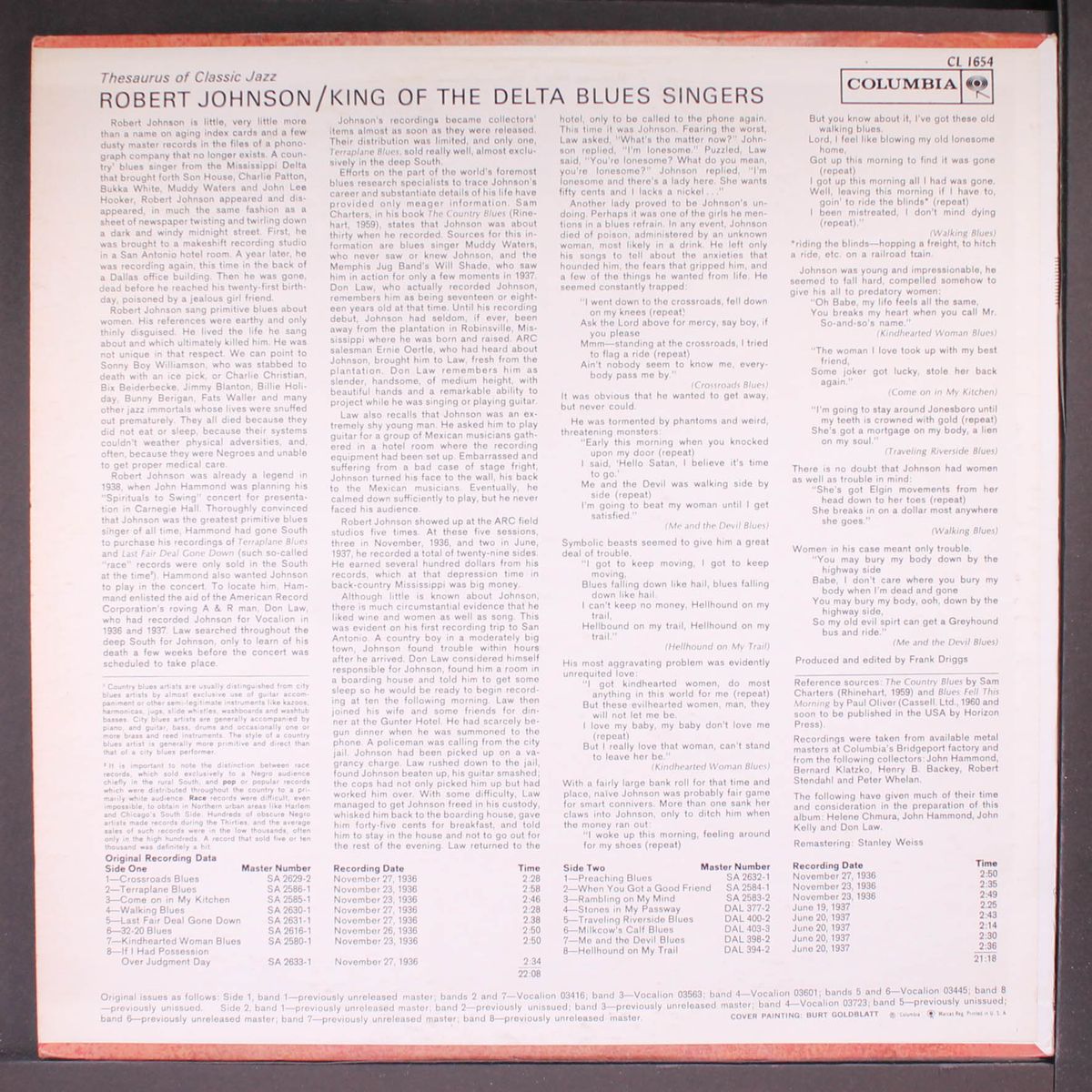 king of the delta blues singers by ROBERT JOHNSON