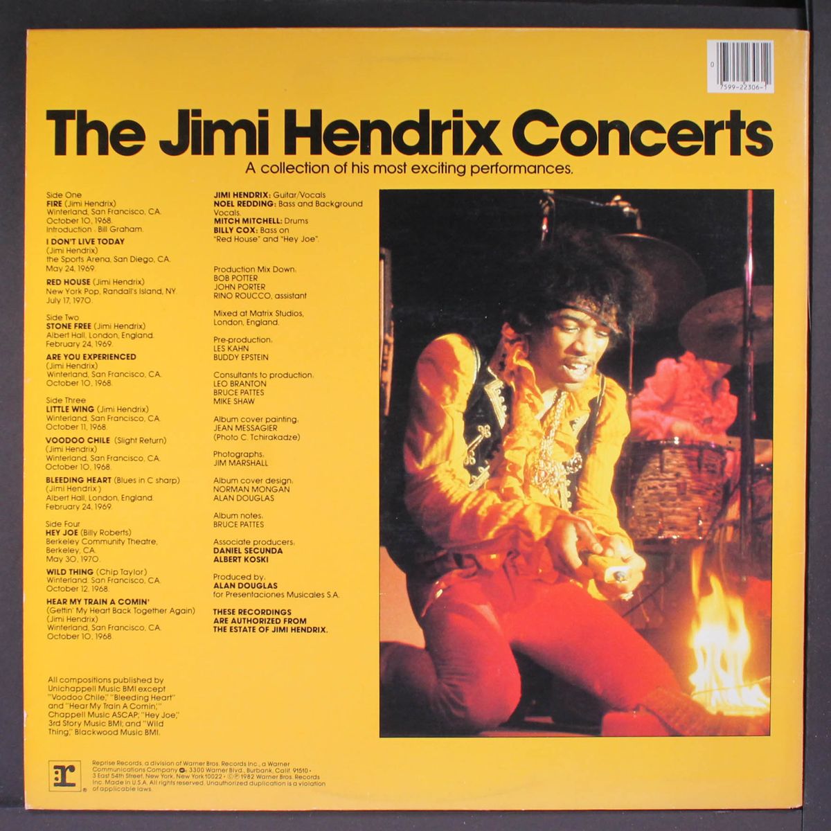 concerts by JIMI HENDRIX