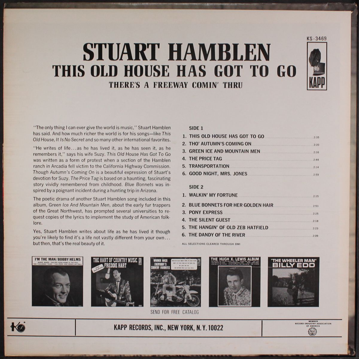 this old house has got to go by STUART HAMBLEN