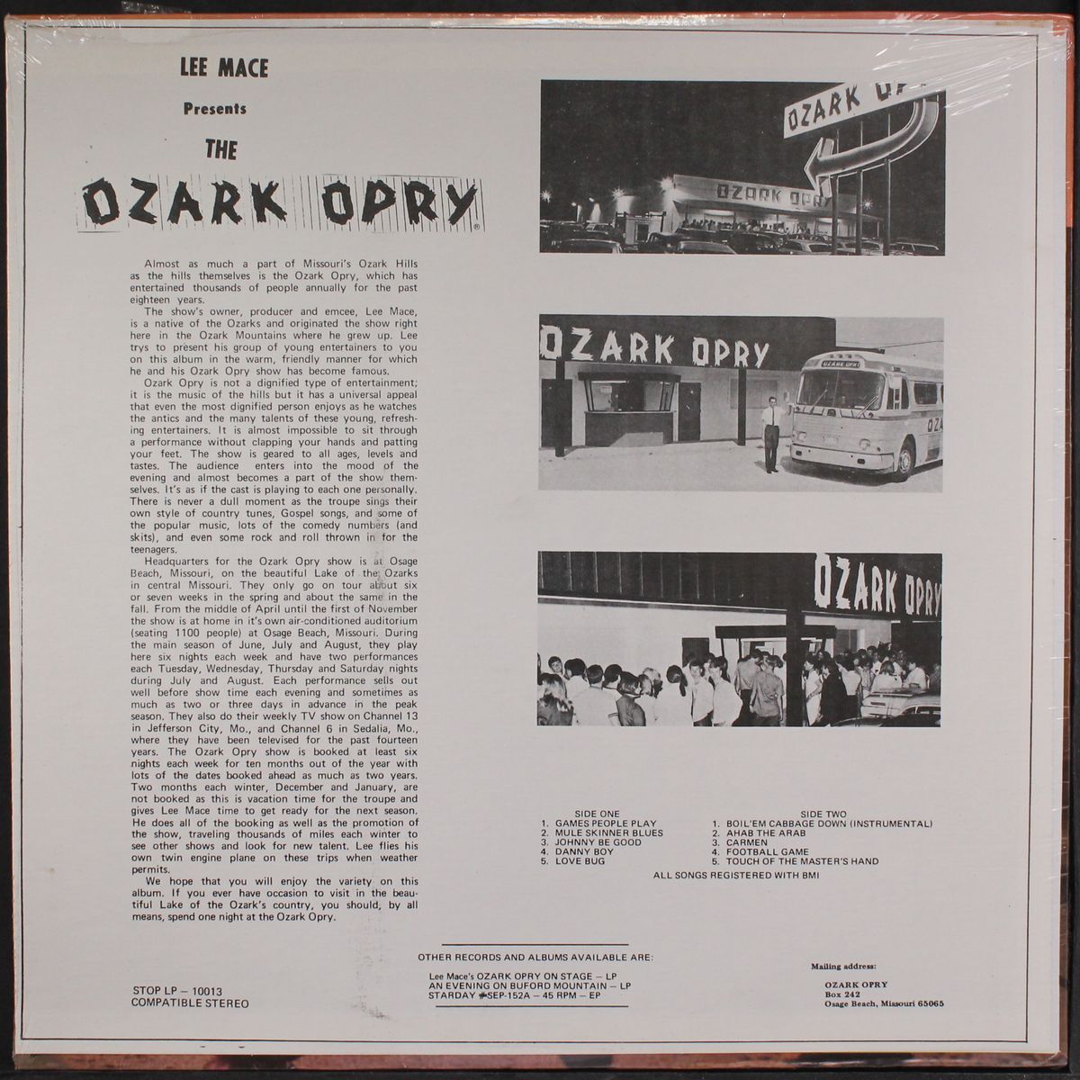 lee mace presents the ozark opry by VARIOUS