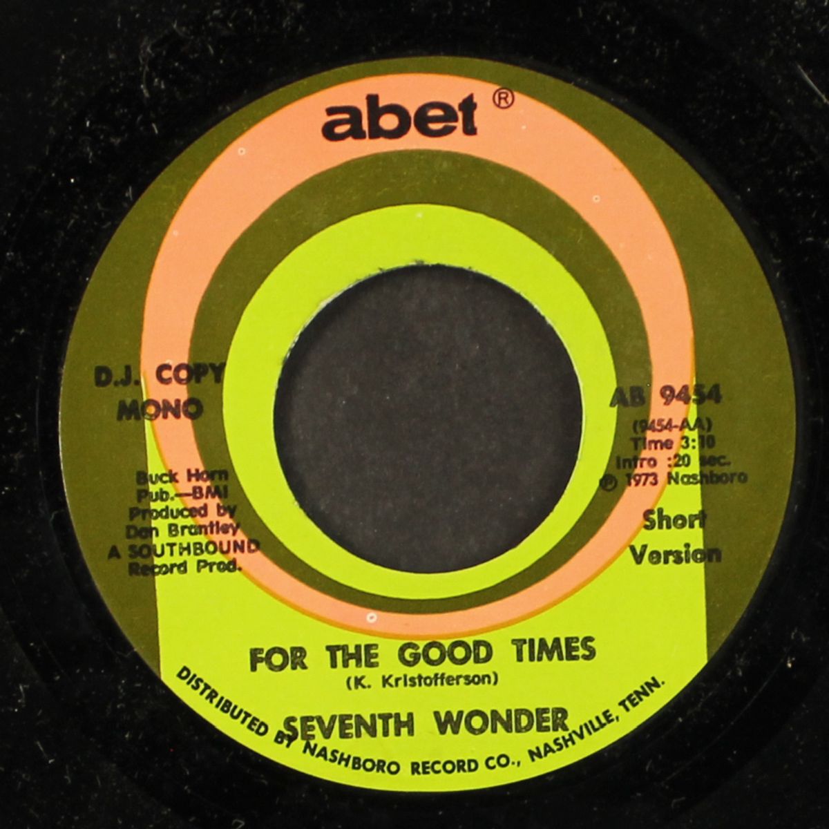 for the good times (short version) / mono by SEVENTH WONDER